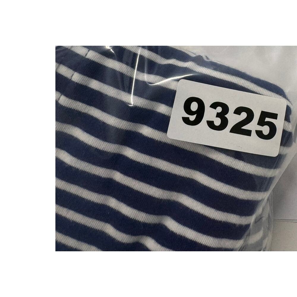 Jones New York Signature 2X Blue White Stripe 3/4 Sleeve Tie Knot Hem Top - Picture 9 of 10